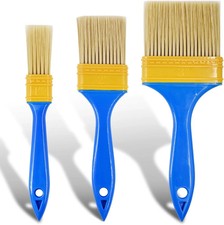 3 Pack Paint Brushes - Ideal for Priming, Painting, Varnishing, Wood, Walls, and