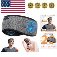 Sleep Headphones Bluetooth 6.0 Headband, 20H Playtime Headband Headphones wit...
