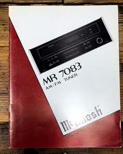 McIntosh MR-7083 MR7083 Tuner Owners / User M...