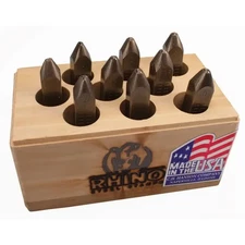 CH Hanson 21830 - Stamp Set-1/8" Number Rhino 9Pcs.