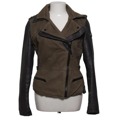 Tigha, Bikerjacke, Damen, Größe: S, Grau/Schwarz, Einfarbig #wrD