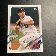 2021 Topps Opening Day Base #148 Beau Burrows - Detroit Tigers RC