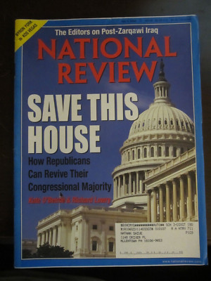 National Review Magazine July 2006 Save This House Congressional Majority 66