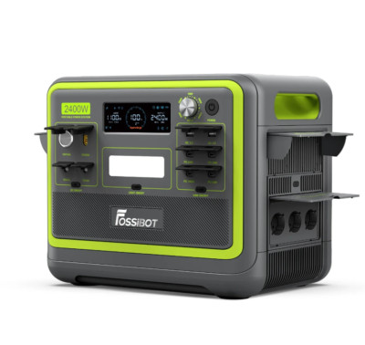 FOSSiBOT F2400 Tragbare 220-240VPowerstation 2048Wh 2400W Solargenerator Camping