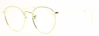 B.O.I.C. (SAVILE ROW) ENGLAND Gold 49x18mm PANTO Frames RX Optical EyeglassesNOS