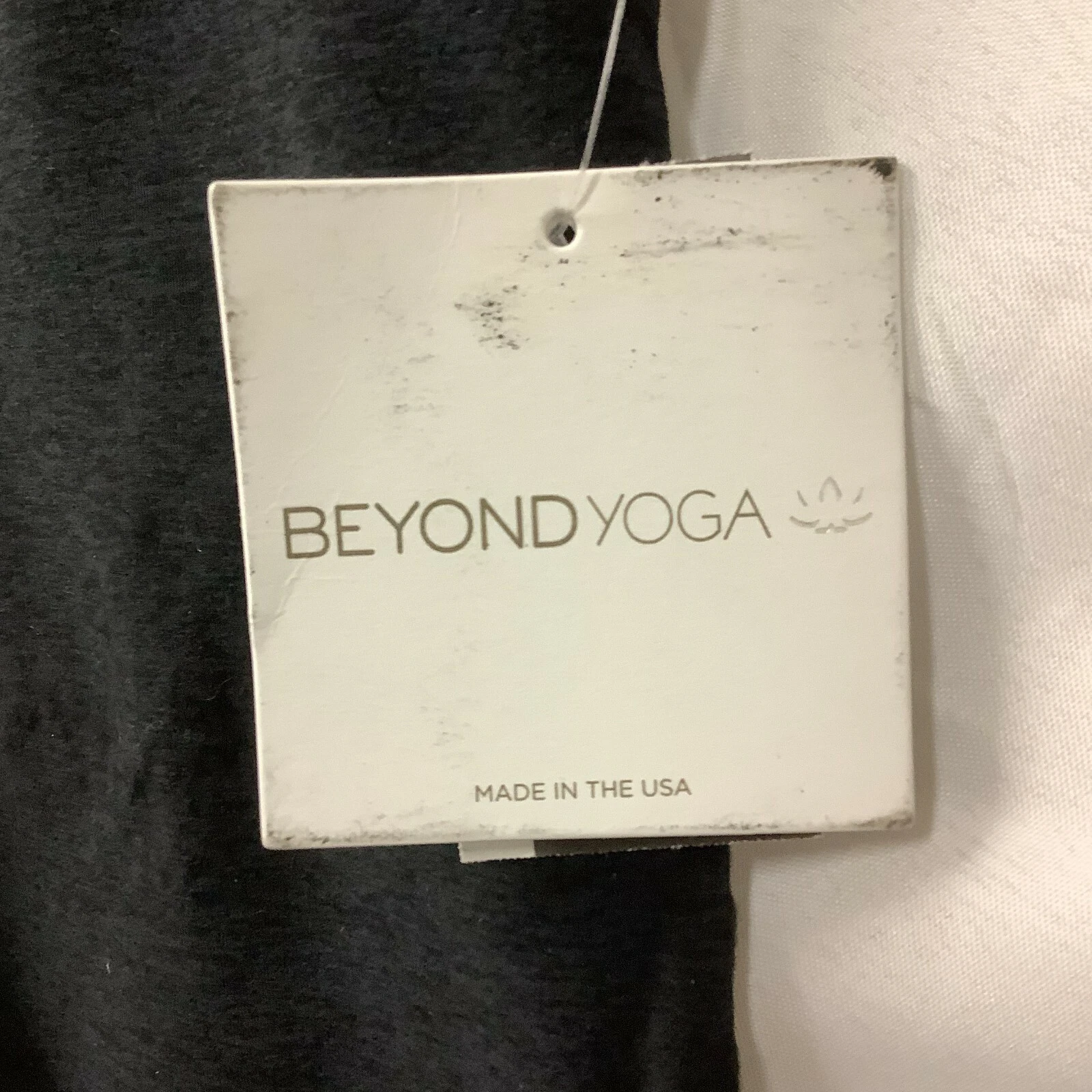 beyond-yoga dark night elastic waist activewear compression leggings