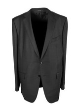 ZEGNA Milano Trofeo Gray Solid Suit Size 58 / 48R U.S. New With Tags