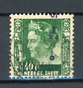 Nederlands Indië vreemd stempel op nummer 259