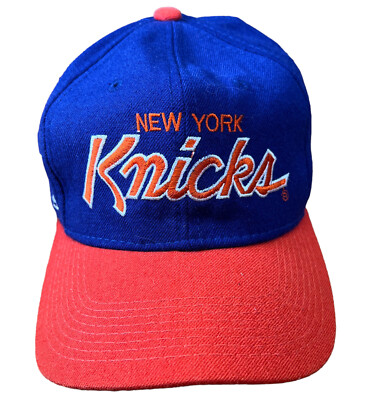 Vintage Sports Specialties The Pro New York Knicks Script Fitted