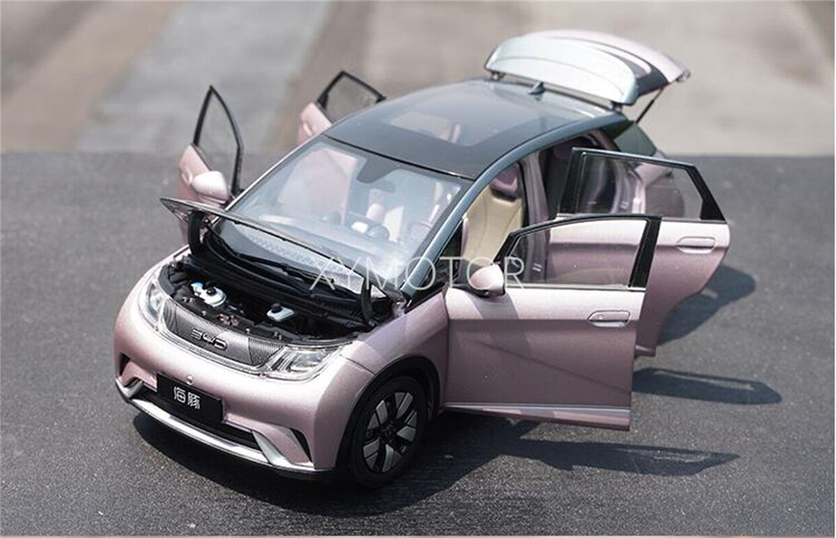 セール 一番安い EV BYD 1:18 Dolphin Metal Diecast vehicle Electric 2021 乗用車
