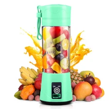 Portable Blender Personal Mini Mixer Protein Shakes Juicer Cup USB Rechargeable