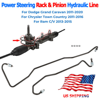 #ad Power Steering Rack and Pinion Hydraulic Line For Dodge Grand Caravan 2011 2020 $46.99