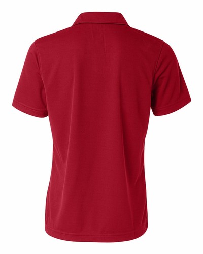 Augusta Sportswear Women's Sm Red White Colorblock Moisture Free Mesh Sport GOLF - Picture 3 of 3