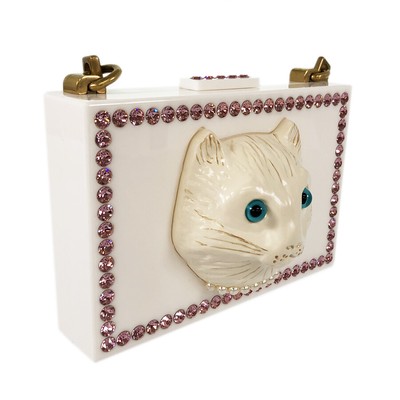 gucci bolsa with cat head