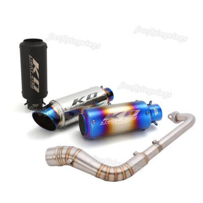 Full System Exhaust Tip Muffler Header Pipe For Yamaha NMAX125 155 NVX AEROX155