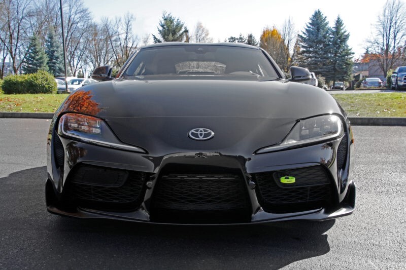 Perrin Neon Yellow Front Tow Hooks Kit for 2020-2024 Toyota GR Supra