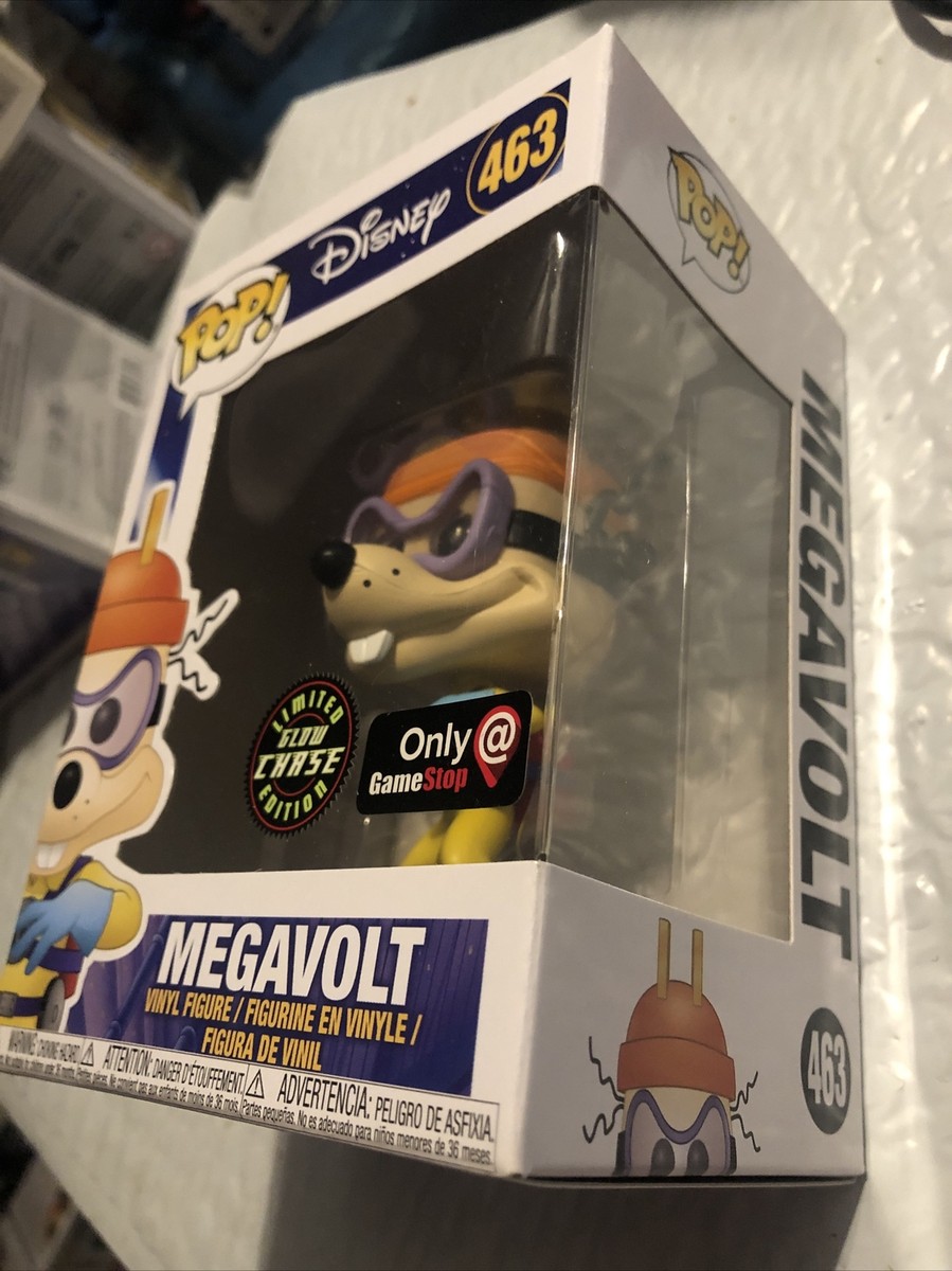 Funko Pop Disney Megavolt 463 GameStop Exclusive Glow Chase