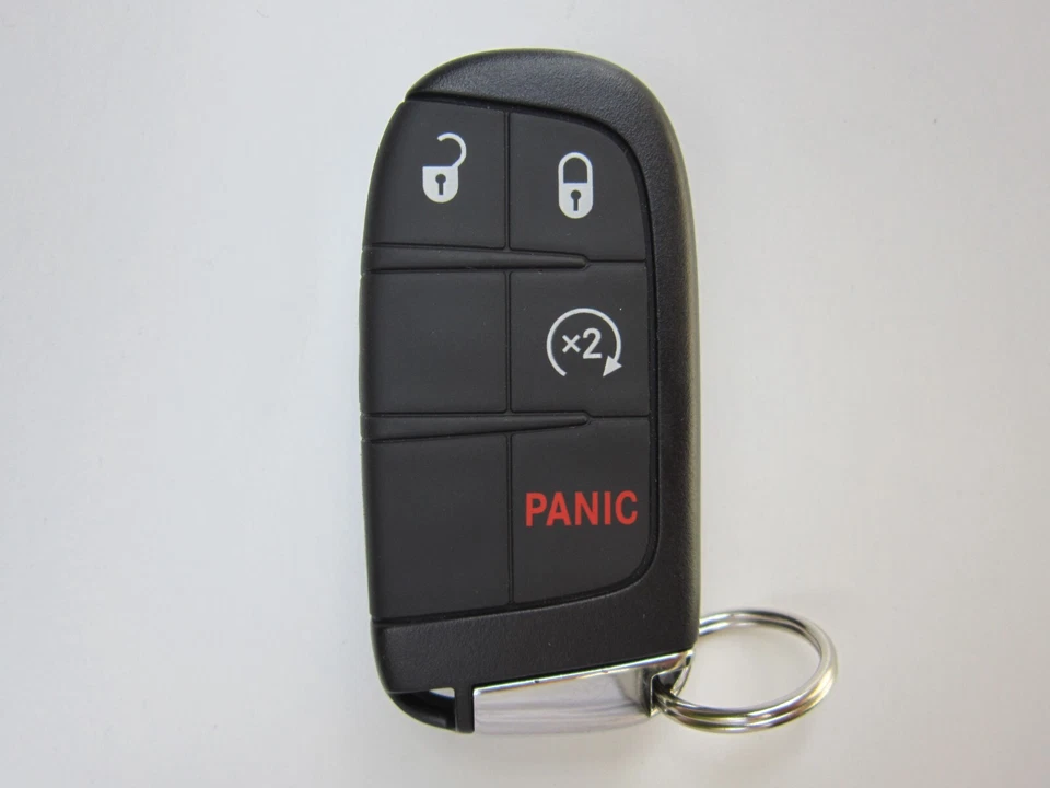 OEM 2017-2023 JEEP BRÚJULA LLAVE INTELIGENTE MANDO A DISTANCIA SIN LLAVE ALARMA DESBLOQUEADO Foto 2 de 3