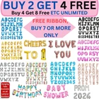 16" inch Alphabet A-Z Letters Numbers Foil Balloons NAME PARTY WEDDING BIRTHDAY