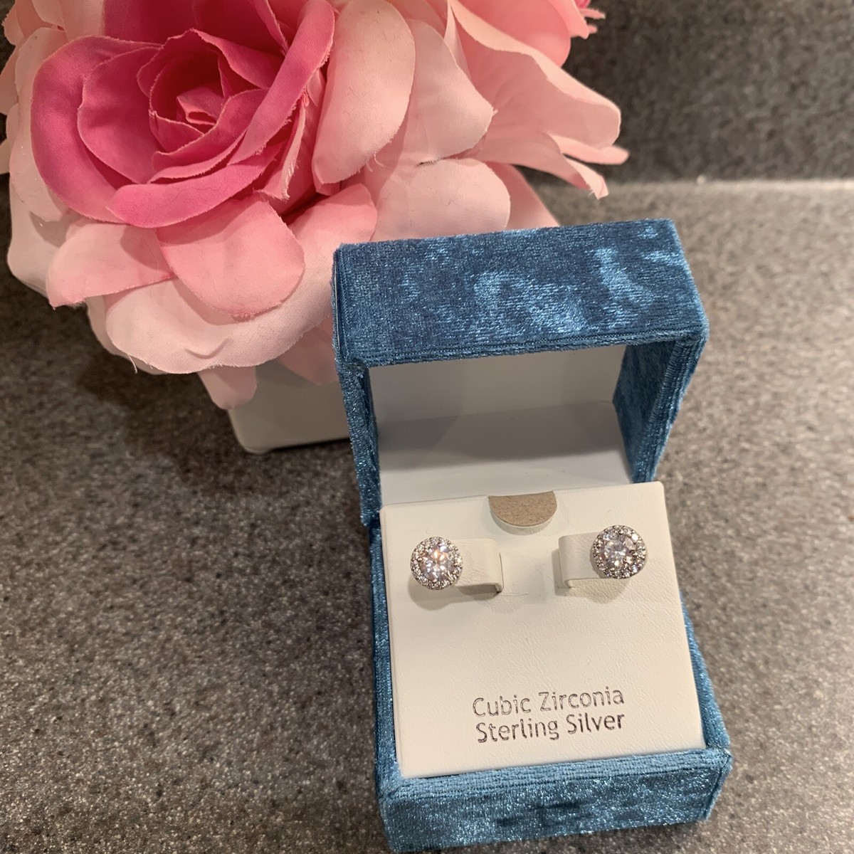 Orecchini Pendenti In Argento 925 Con Zirconia Cubica - Colore Multicolore Vitrail - 32x14 Mm - Ipoallergenici In Scatola Regalo
