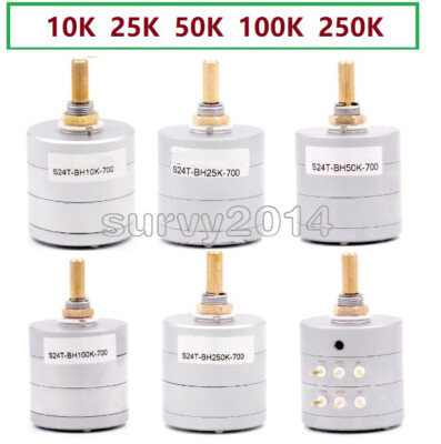 24 Steps Stereo 10K 25K 50K 100K 250K Attenuator Hifi Volume Potentiometer