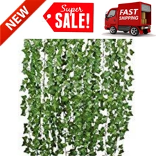 84 Ft 12 Strands Artificial Ivy Leaf Plants Vine Hanging Garland Wall Decor NEW