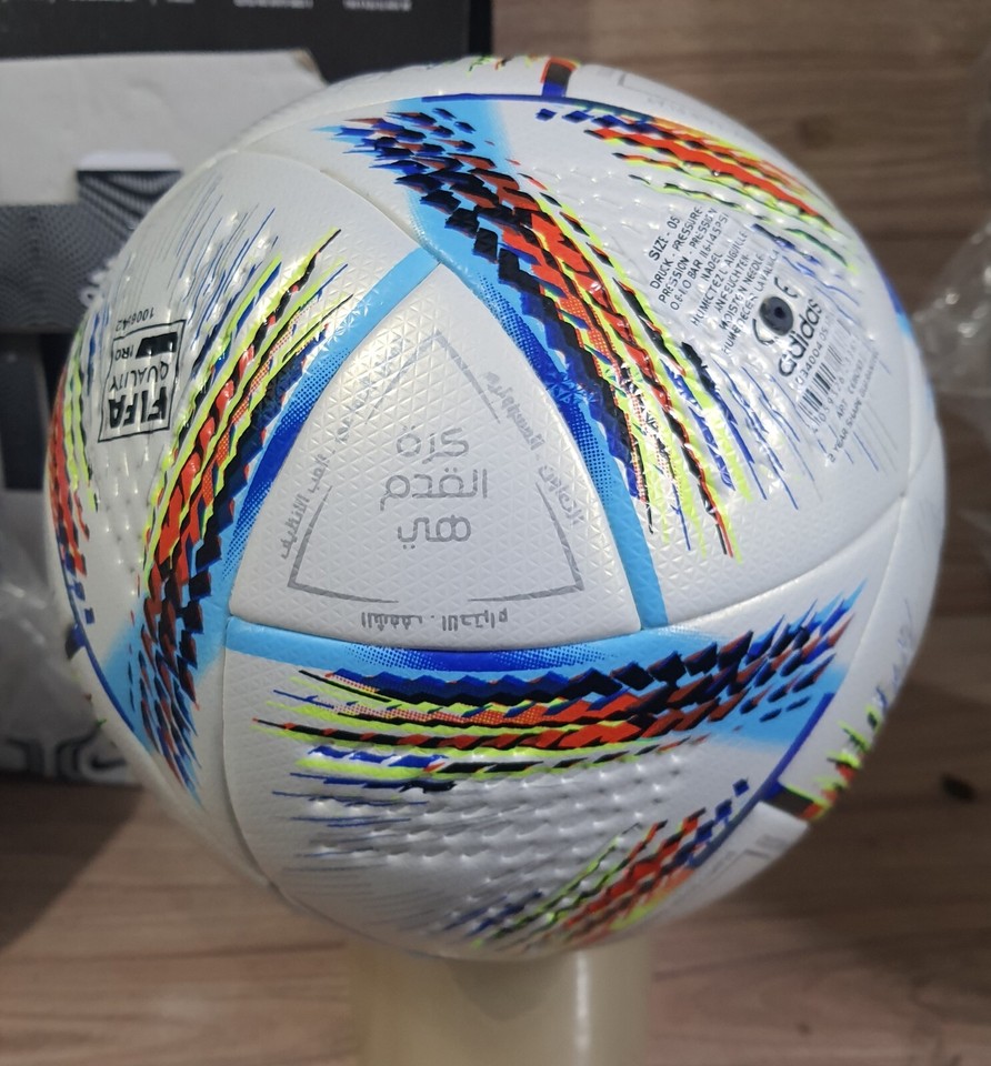 Al Rihla FIFA World Cup Qatar 2022 Adidas Soccer Pro Match Ball (Size-5 ...