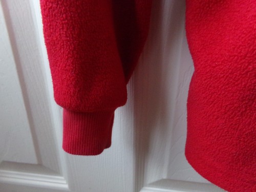 Vtg RALPH LAUREN Fleece Made in USA Flag Jacket Boys 7 POLO Pullover Shirt Red - Picture 9 of 23