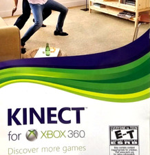 Kinect Xbox 360 Game Pamphlet Booklet Insert Only 