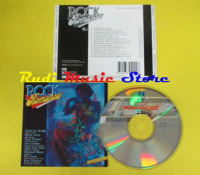 CD ROCK ROMANCES compilation COCKER E. JOHN BEE GEES CLAPTON no lp mc dvd (C15)