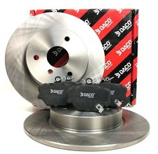 2x DEN Bremsscheibe + Bremsbeläge SMART FORTWO Cabrio Coupe (450) VORNE L/R