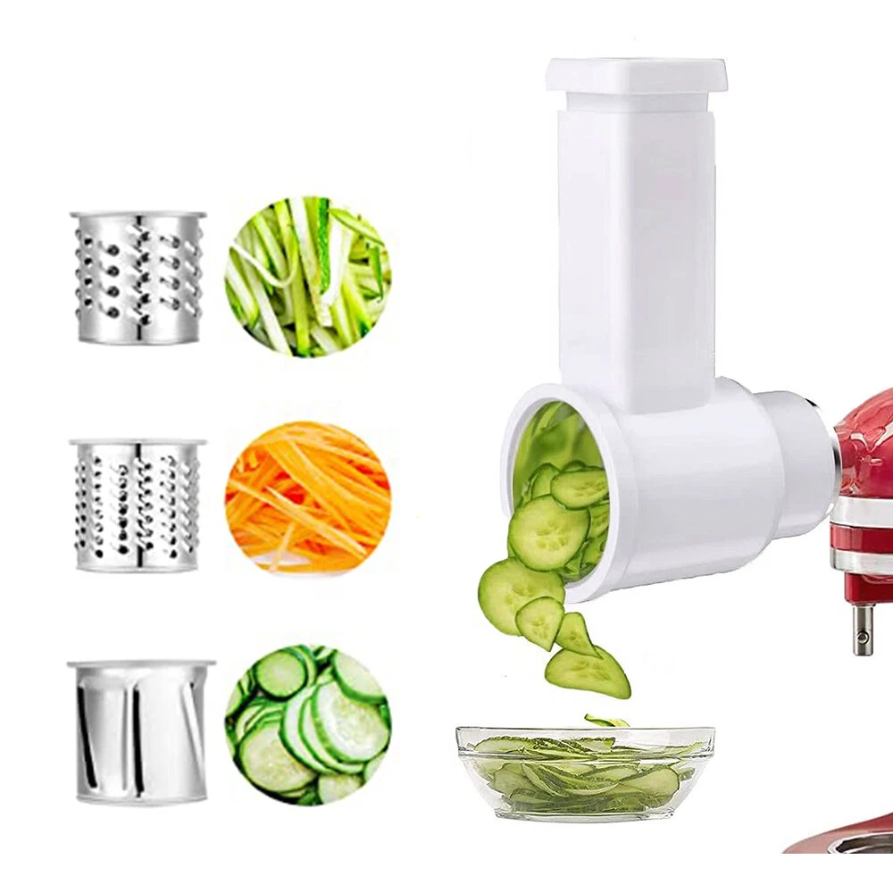 Food Grinder + Fresh Prep Slicer/Shredder Attachment Bundle