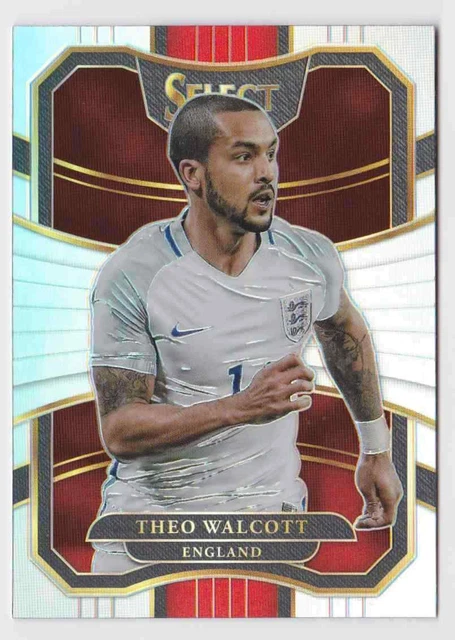 Theo Walcott 2017-18 Panini Select Prizms Silver #69 England Soccer Parallel