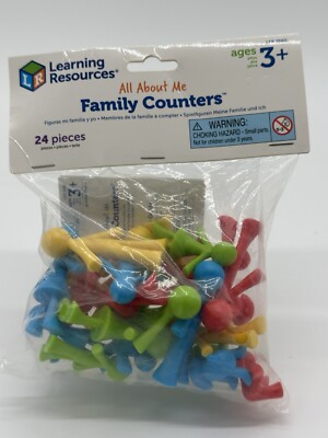 Learning Resources Family Counters Smart Pack, Tactile Learning, Counting NEW 