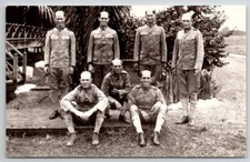 Military Soldiers A Bald Headed Lie Humor Modern Print Postcard A44