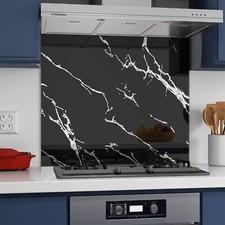 BELOFAY Toughened Glass Heat Resistant Splashback /Kitchen Splashback Heavy Duty