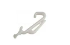 Streamline White PVC Plastic Window Curtain Track Gliders Hooks