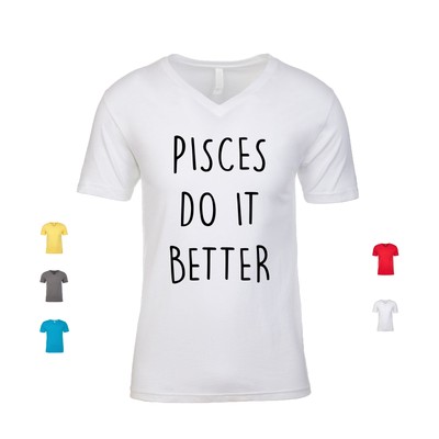 Pisces do it better star symbol horoscope astrology cosmology Men's V Neck Shirt