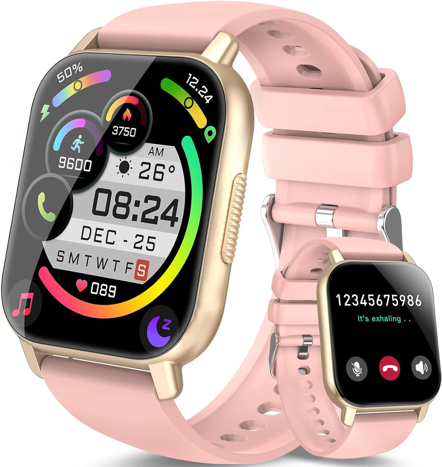 Smart Watch Women Men with Phone Function Wristwatch for iPhone Samsung Huawei