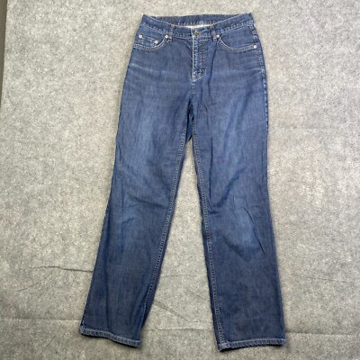 Bogner Jeans Straight Leg Womens Dark Wash Denim No Size 28x28 Measured