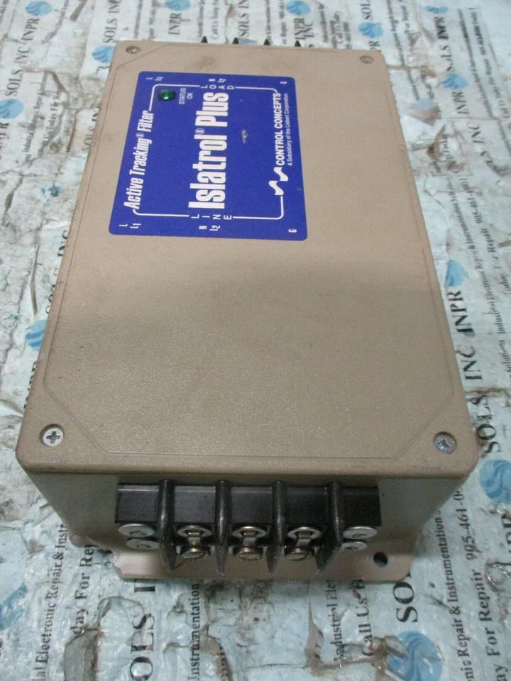 Control Concept Islatrol IC+130 Plus Active Tracking Filter 120VAC 30A *Tested* - Image 3 of 4