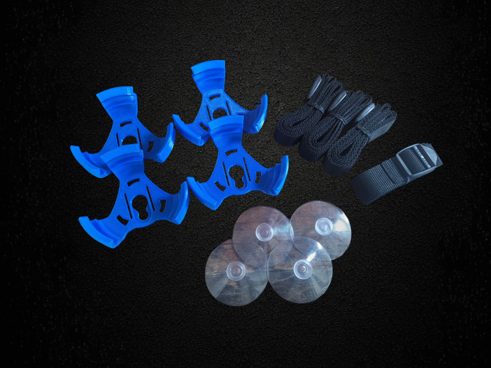 4x6x Adapter Halterung für Blaze Pod Befestigung Saugnapf Gurtband Kit BLAZEPODS