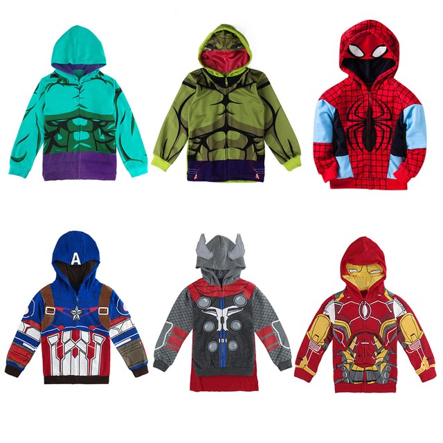 Kids Boy Hulk Costume Outerwear Toddler Hoodie Jacket Winter Sweatshirt Coat eBay