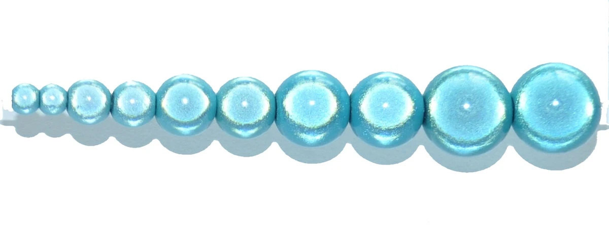 INSPIRELLE 300 Perline Blu 6 Mm In Resina Con Occhio Maligno - Per Creare Gioielli E Braccialetti Fai-da-te