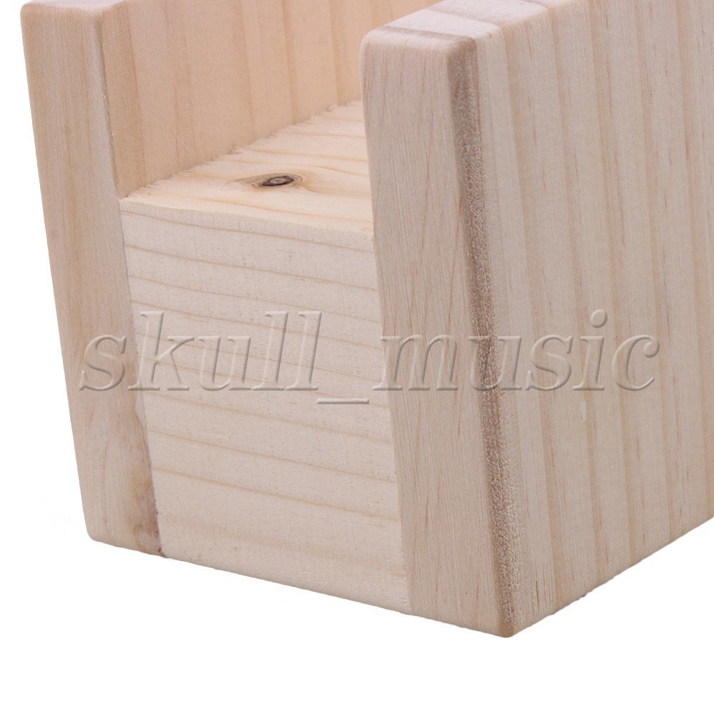2PCS 4cm Groove Wood Cube Furniture Lifter Bed Sofa Table Riser Height