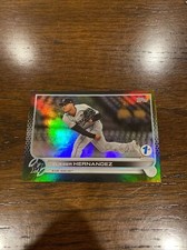 Elieser Hernandez 2022 Topps Series 1 1st Edition Black Refractor Foil /25