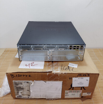 Neu Cisco C3945-CME-SRST/K9 Voice Bundle PVDM3-64 FL-CUBEE-25 New Open Box