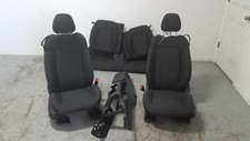2018-2022 Ford Mustang Black Cloth Front Rear Bucket Seats Wconsole 2018-2022 Ford Mustang Black Cloth Front Rear Bucket Seats Wconsole