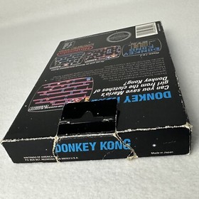 Donkey Kong Arcade Classics⭐Hang Tab Box 5 Screw⭐Nintendo NES Authentic Original