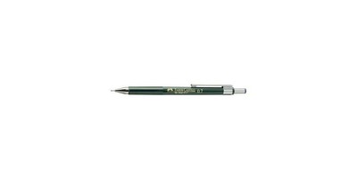 Faber Castell Druckbleistift TK -FINE 9717 0,7mm HB inkl. 3 Feinminen dunkelgrün